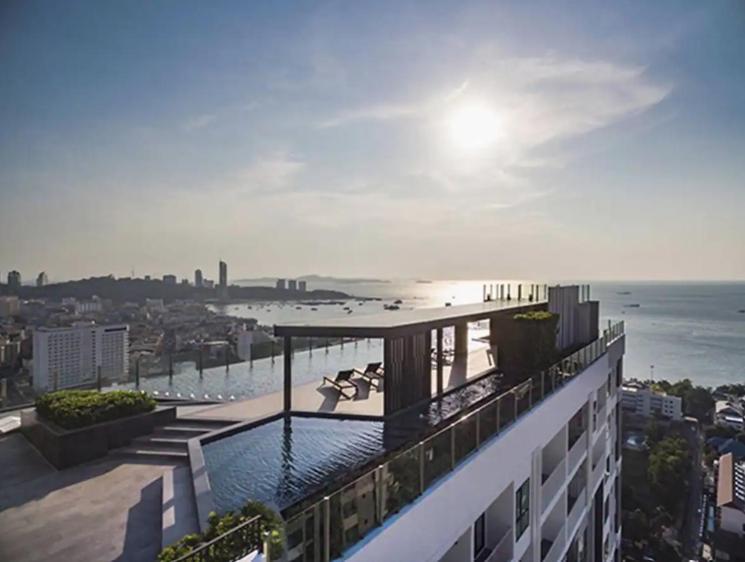 Apartmán Great Location With Infinity Pool - Central Pattaya Exteriér fotografie