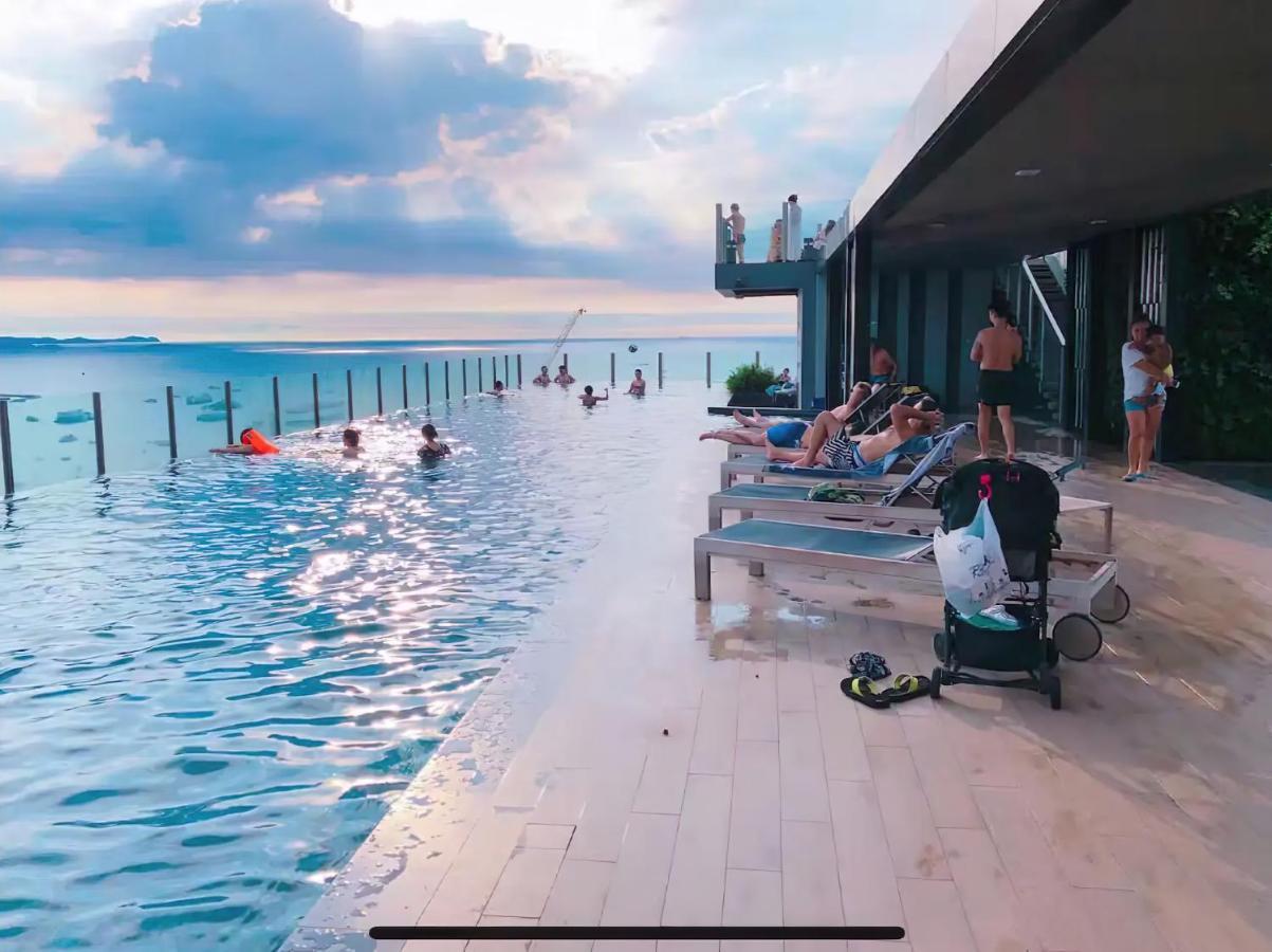 Apartmán Great Location With Infinity Pool - Central Pattaya Exteriér fotografie