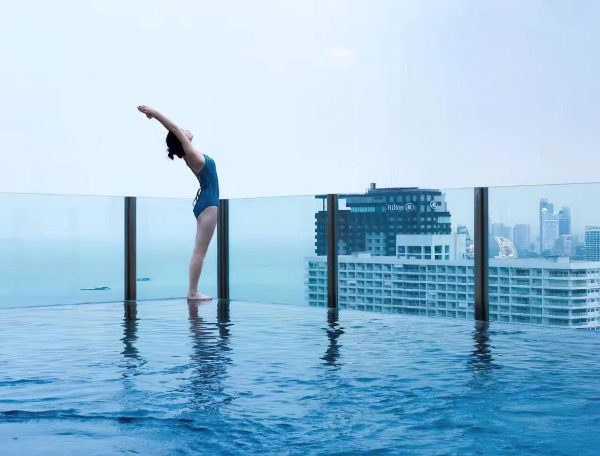 Apartmán Great Location With Infinity Pool - Central Pattaya Exteriér fotografie