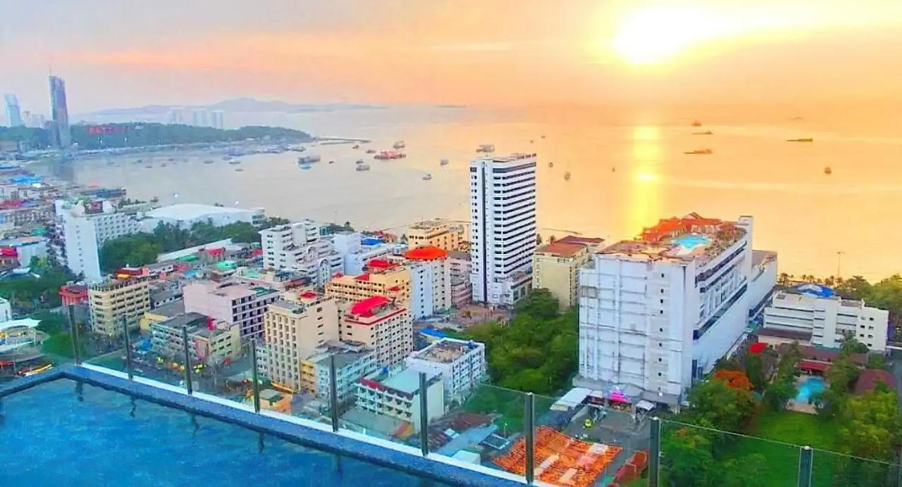 Apartmán Great Location With Infinity Pool - Central Pattaya Exteriér fotografie
