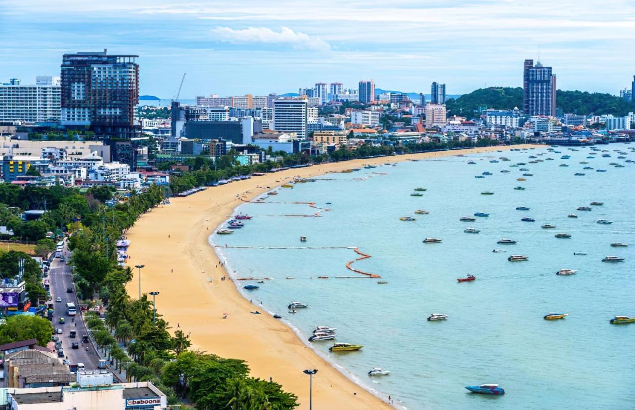 Apartmán Great Location With Infinity Pool - Central Pattaya Exteriér fotografie