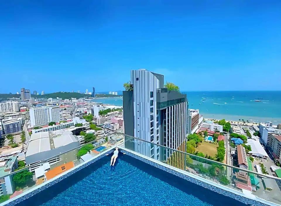 Apartmán Great Location With Infinity Pool - Central Pattaya Exteriér fotografie