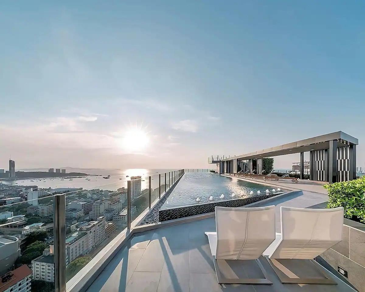 Apartmán Great Location With Infinity Pool - Central Pattaya Exteriér fotografie