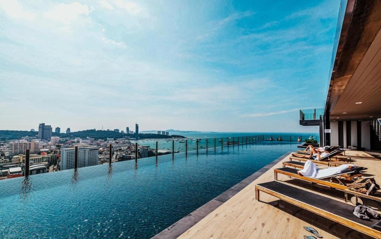 Apartmán Great Location With Infinity Pool - Central Pattaya Exteriér fotografie
