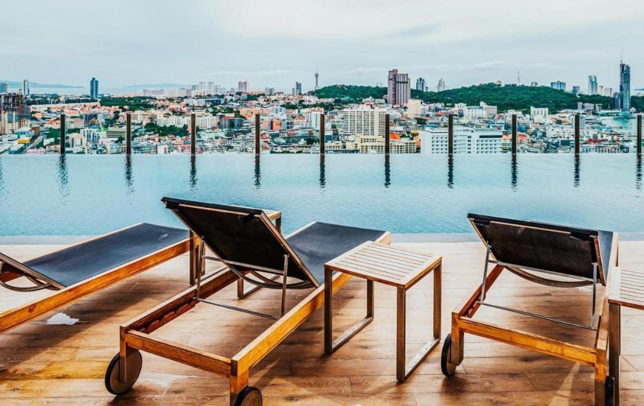 Apartmán Great Location With Infinity Pool - Central Pattaya Exteriér fotografie